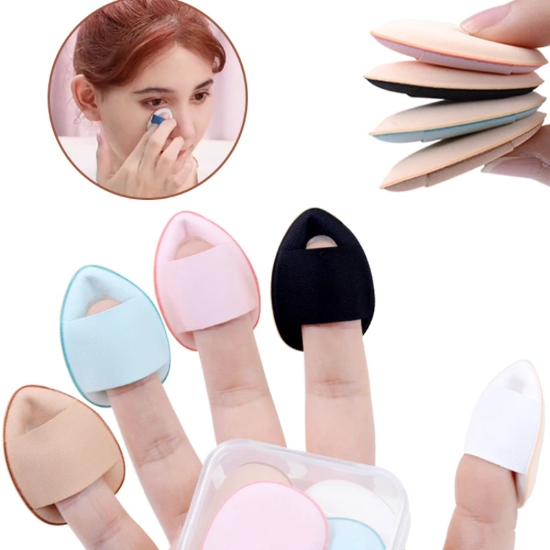Mini Finger Puff Foundation Applicator for BB Cream & Concealer