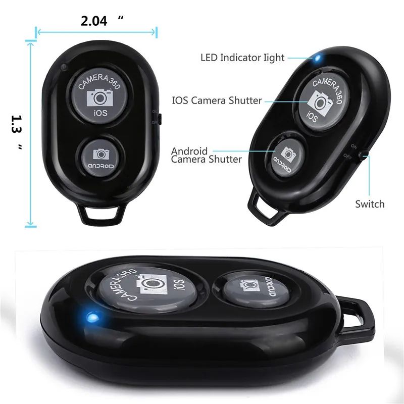 PocketSnap Bluetooth Selfie Remote for iOS & Android