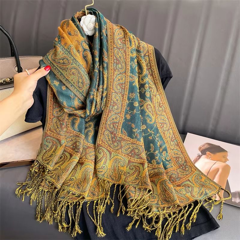 Luxury Cashmere Pashmina Shawl Winter Scarf For Womens