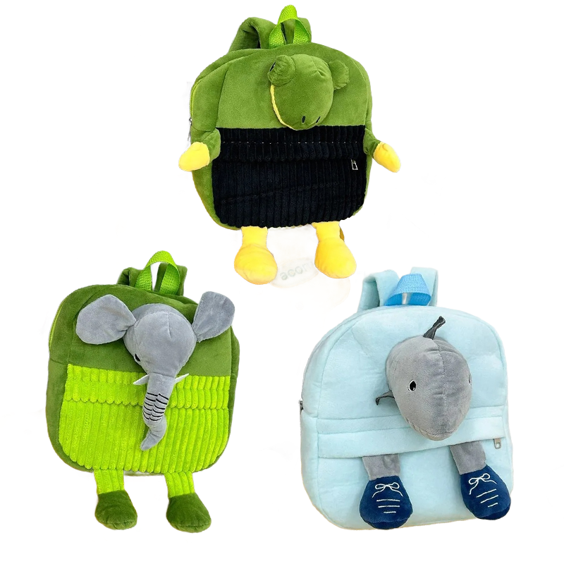 Brainrot Plush Backpack for Kids Soft, Cute & Funny Student Bag Gift