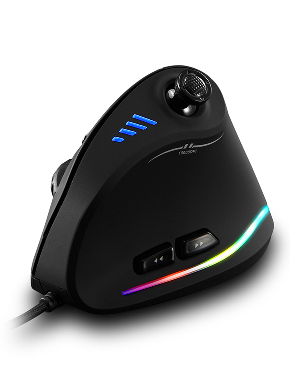 RGB Vertical Gaming Mouse DPI USB Wired Optical Programmable Buttons Gamer Mice for Laptop PC