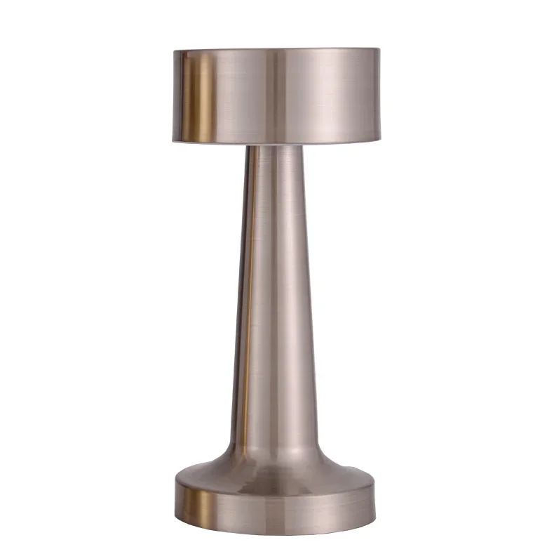 Rechargeable LED Bar Table Lamp – Gold Touch Dimmable Wireless Night Light