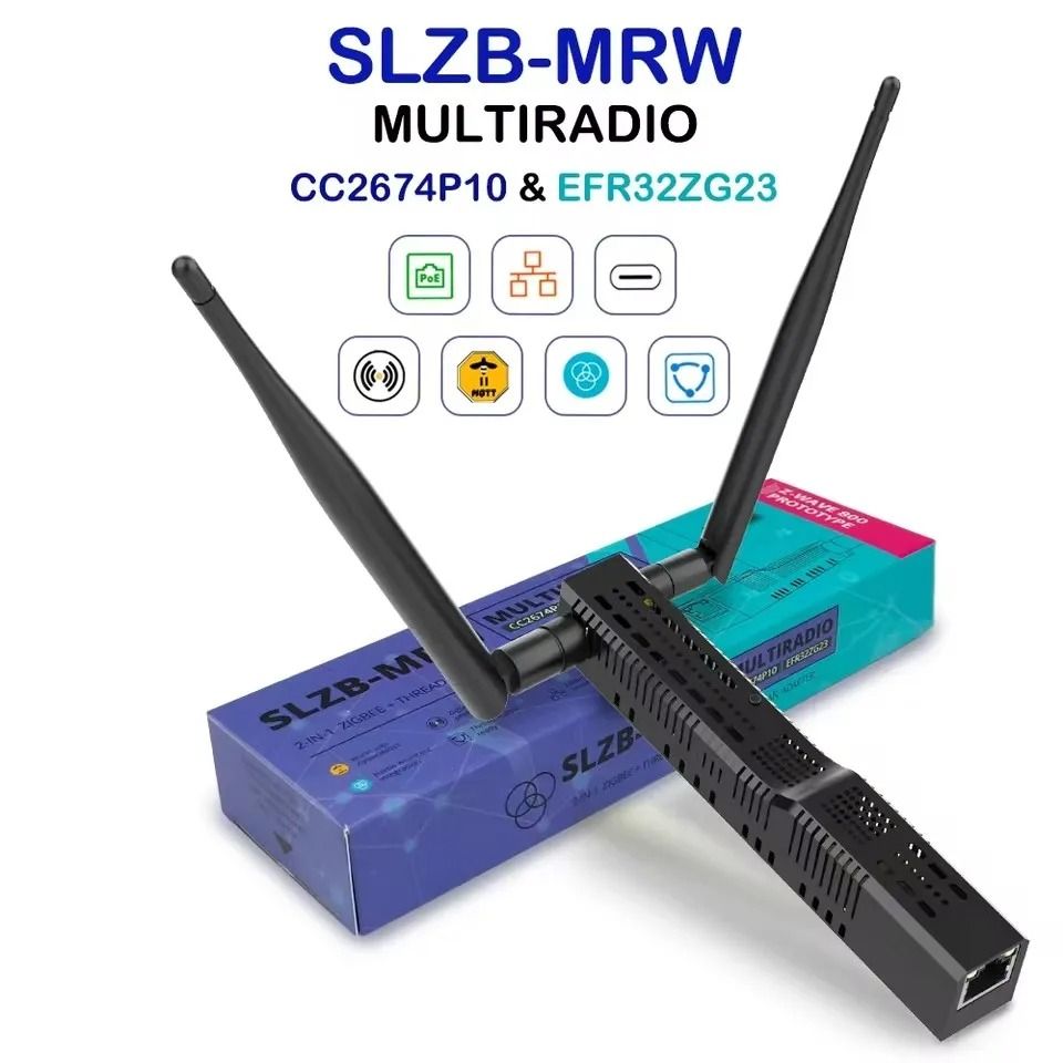 Smart Zigbee 3.0 Adapter with Ethernet, WiFi, USB, and PoE