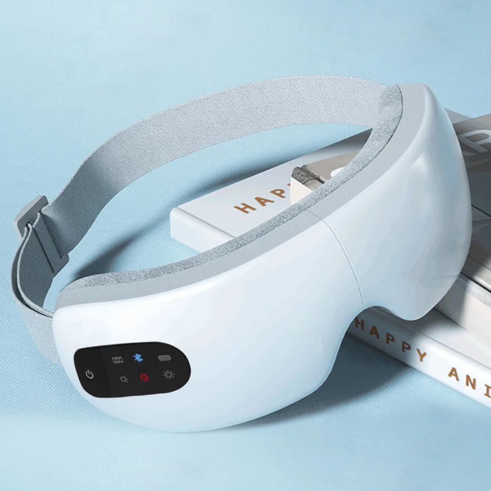 Smart Eye Massager with Heat and Air Pressure Bluetooth Relaxation Glasses