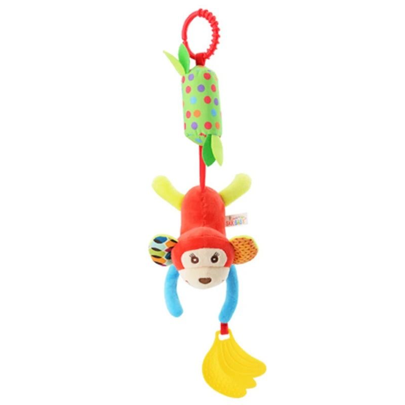 Soft Baby Crib Hanging Rattle Stroller Mobile Educational Plush Toy