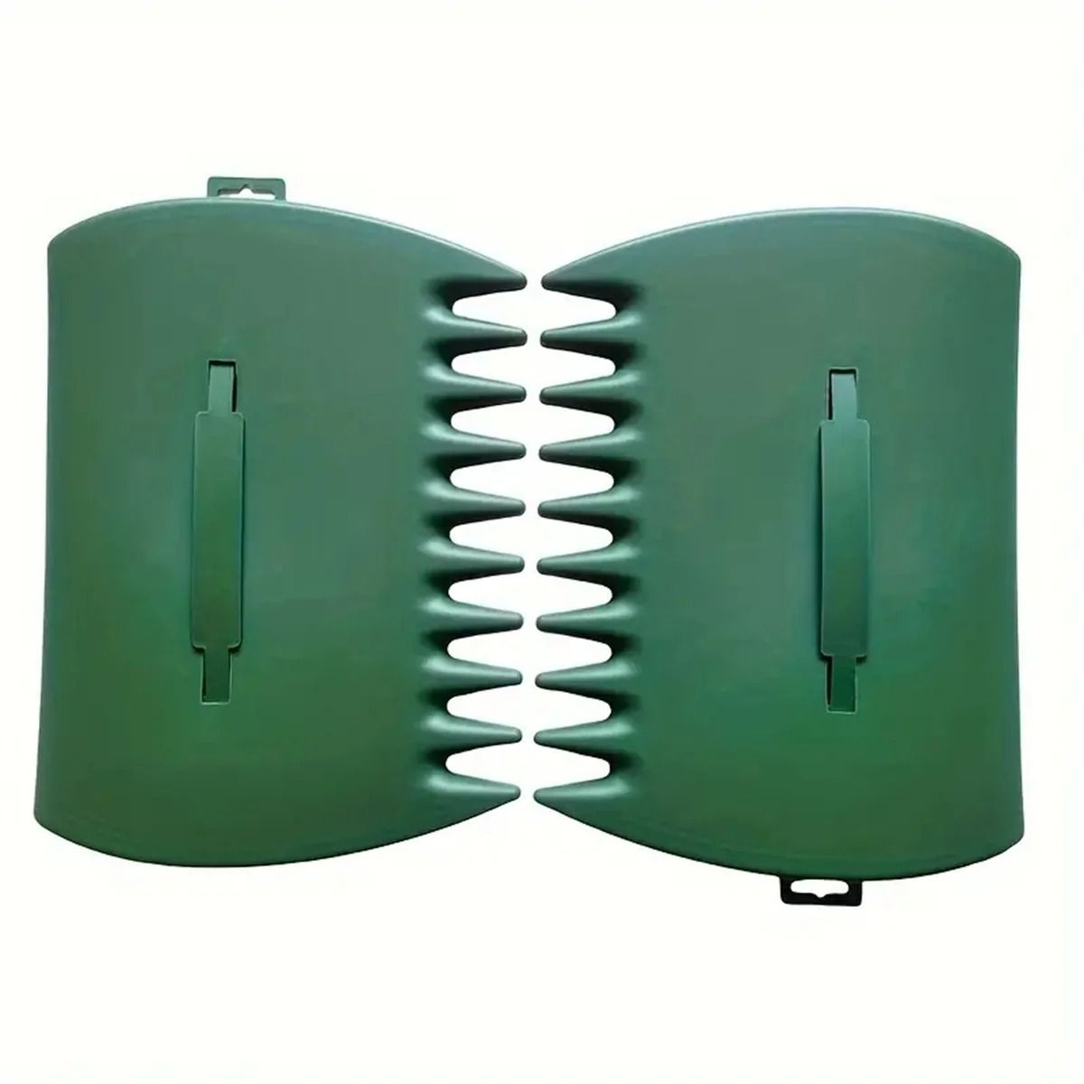 2-Piece Outdoor Leaf Grabbers – Ergonomic Plastic Garden Rake for Collecting Fallen Leaves