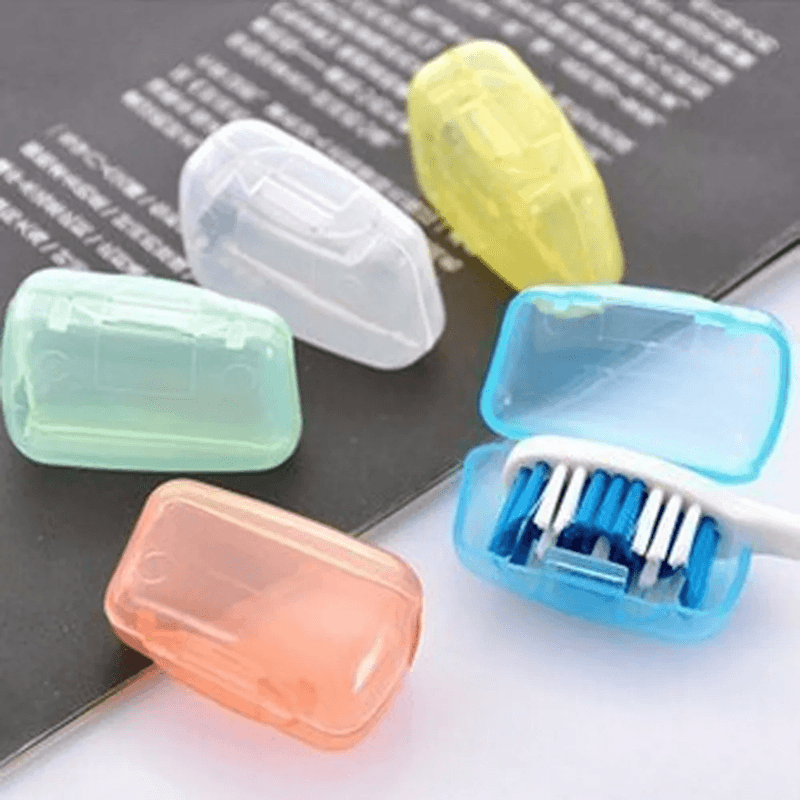 Portable Toothbrush Cover Protector Set 5 Pack