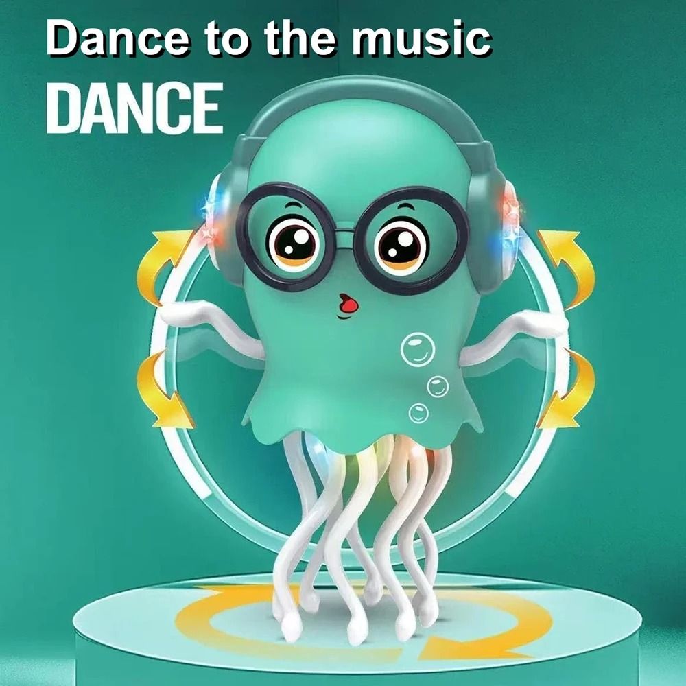 Interactive Dancing Octopus Toy with Music and Lights Electric Pet Toy