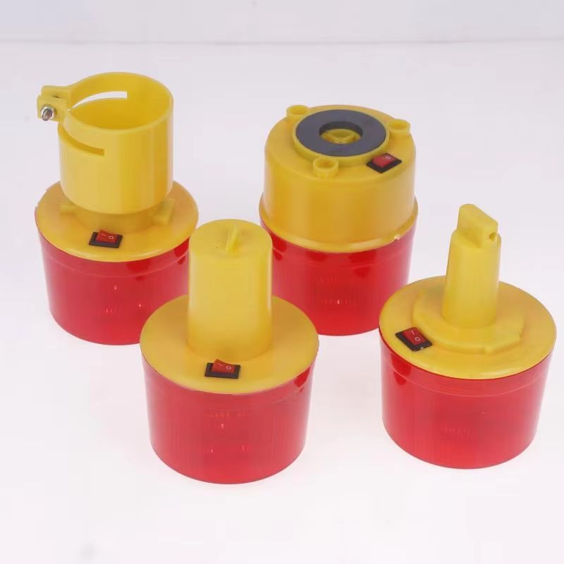Solar LED Traffic Warning and Crane Safety Beacon Light with Emergency Flashing Lamp
