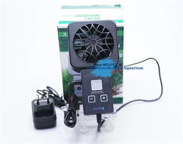 Clip On Mini Aquarium Cooling Fan with Auto Temperature Sensor