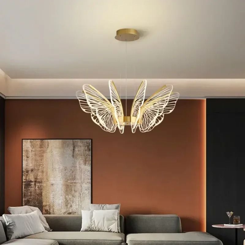 Synchronize your sanctuary with the high-definition, high-vibration energy of our Butterfly Chandelier. Featuring a soph