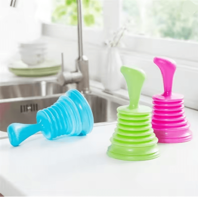 Strong Suction Drain Plunger for Sink and Pipe Cleaning