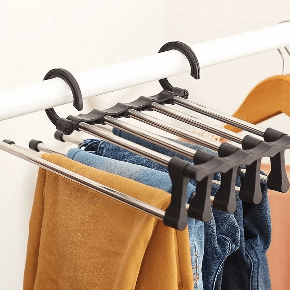 Multi-Functional Pants Rack - Space-Saving Closet Organizer & Perfect Gift Idea