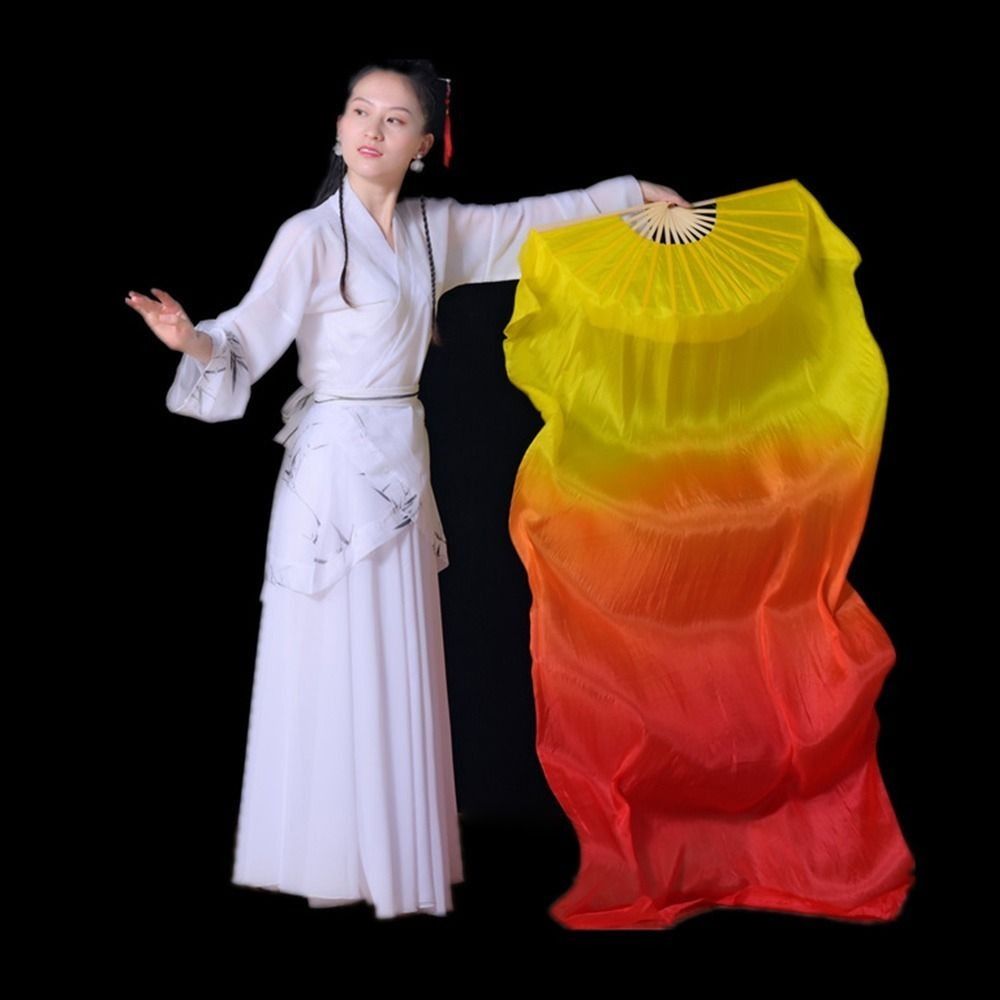 Dance Accessories, Multicolors Rayon Silk Fans for Dancer Practice
