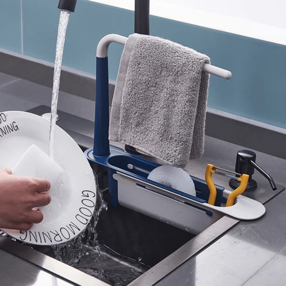 Telescopic Sink Storage Rack Holder