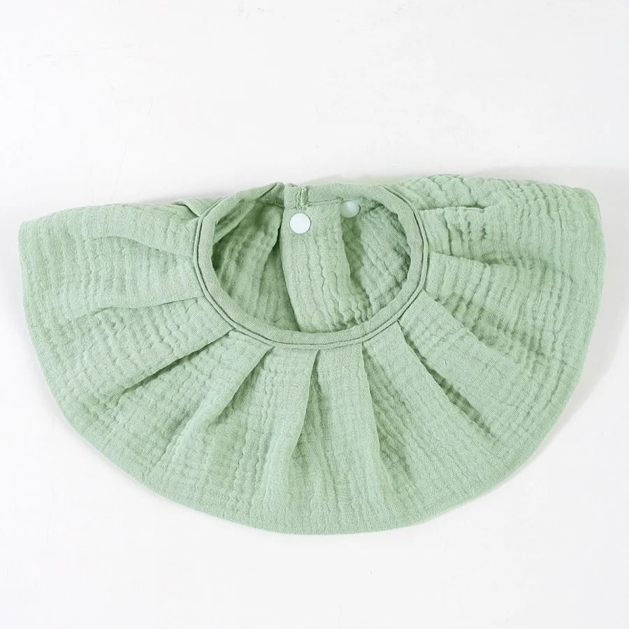 4pcs Baby 360 Flared Edge Apron Class A Cotton Anti-Vomiting Bibs