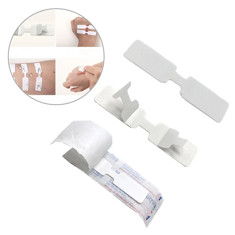 Sutureless Band Aid Skin Muscle Strain Patch  Emergency First Aid Adhesive Bandages for Wound Care