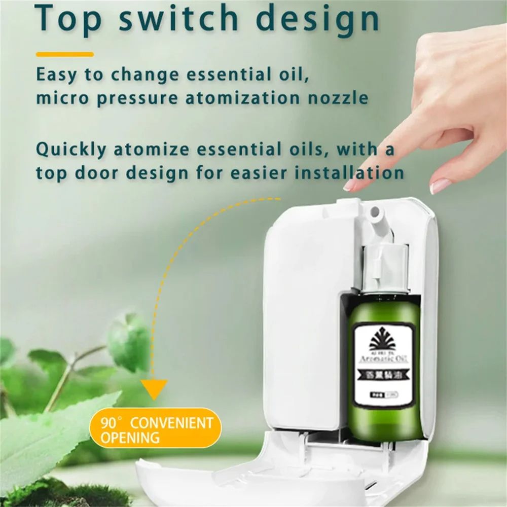 Scent Machine Hotel Aroma Diffuser, Wall Mounted Essential Oil Diffuser for Home Fragrance & Aromatherapy
