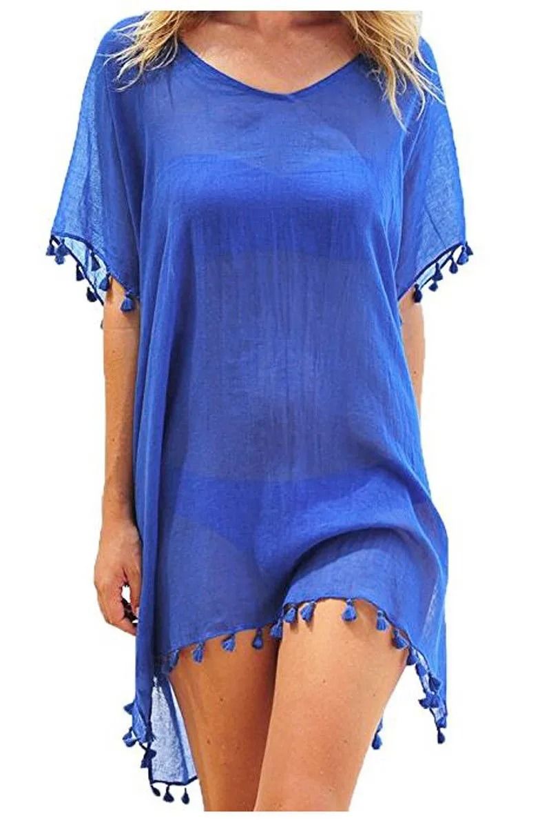 Women Summer Lace Crochet Beach Cover Up
