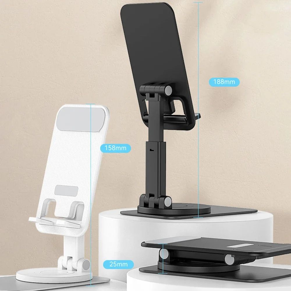 360 Degree Rotating Aluminum Phone Stand Foldable Desktop Holder