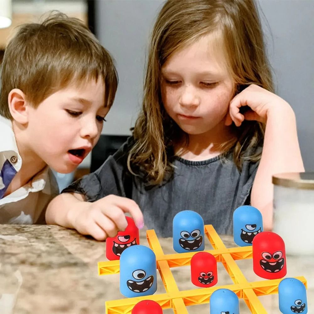Big Eat Small Tic Tac Toe Board Game Interactive Strategy Party Toy