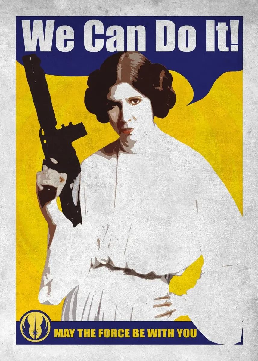 Galactic Retro Space Poster Tatooine Canvas Movie Wall Art