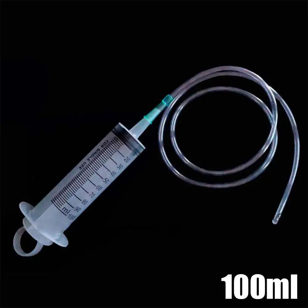 FlowMax Large Capacity Syringe Pump – Measuring Oil & Liquid Transfer Tool with Hose