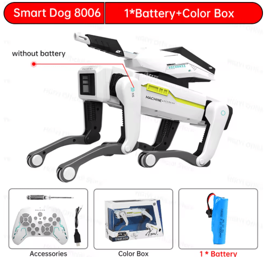 Teeggi Intelligent RC Robot Dog Toy – Multifunction Smart Bionic Mechanical Pet with Remote Control
