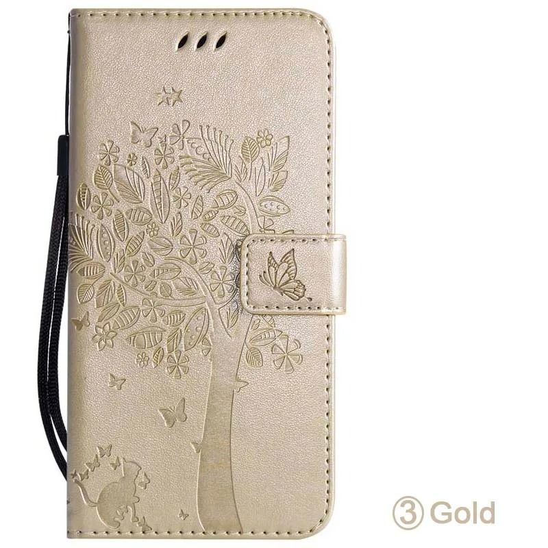 Leather Flip Wallet Phone Case with Card Holder