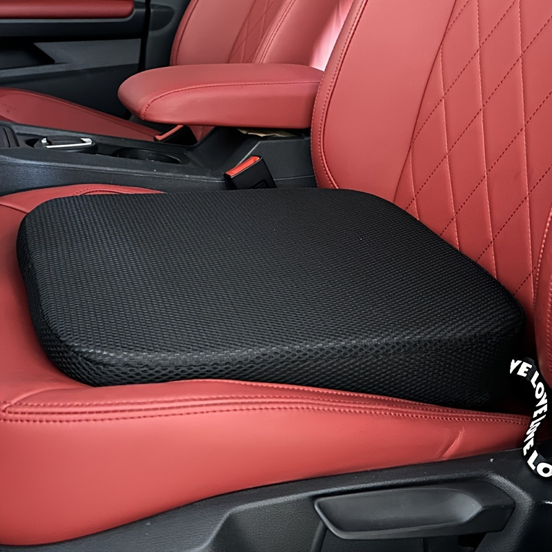 Car seat cushion pad, Breathable Polyester, Thick Comfort Driving Seat Cushion, long drive comfort, Anniversary Gift