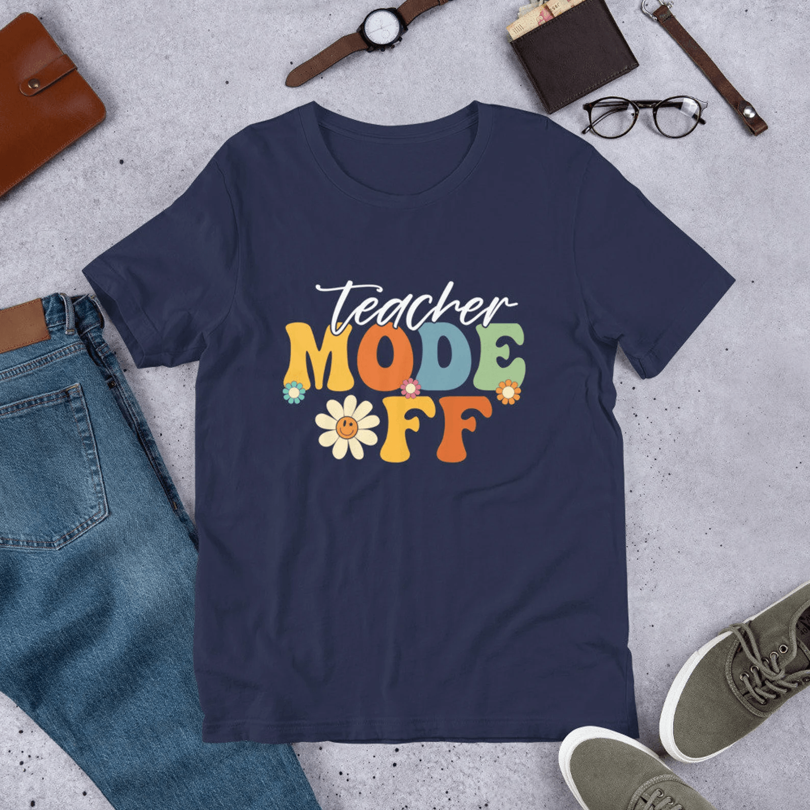 Comfort Colors Teacher Vacation Shirt | Teacher Summer Mode Off End of School Tee
