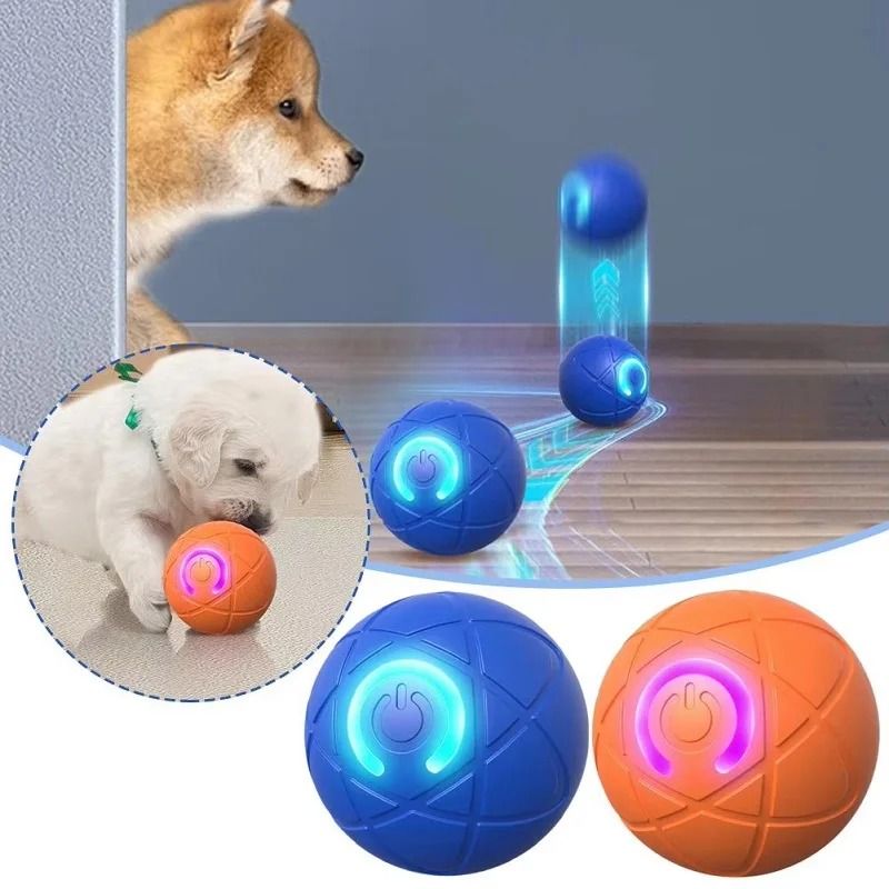 Interactive Automatic Rolling Dog Toy Ball Rechargeable Pet Play Ball