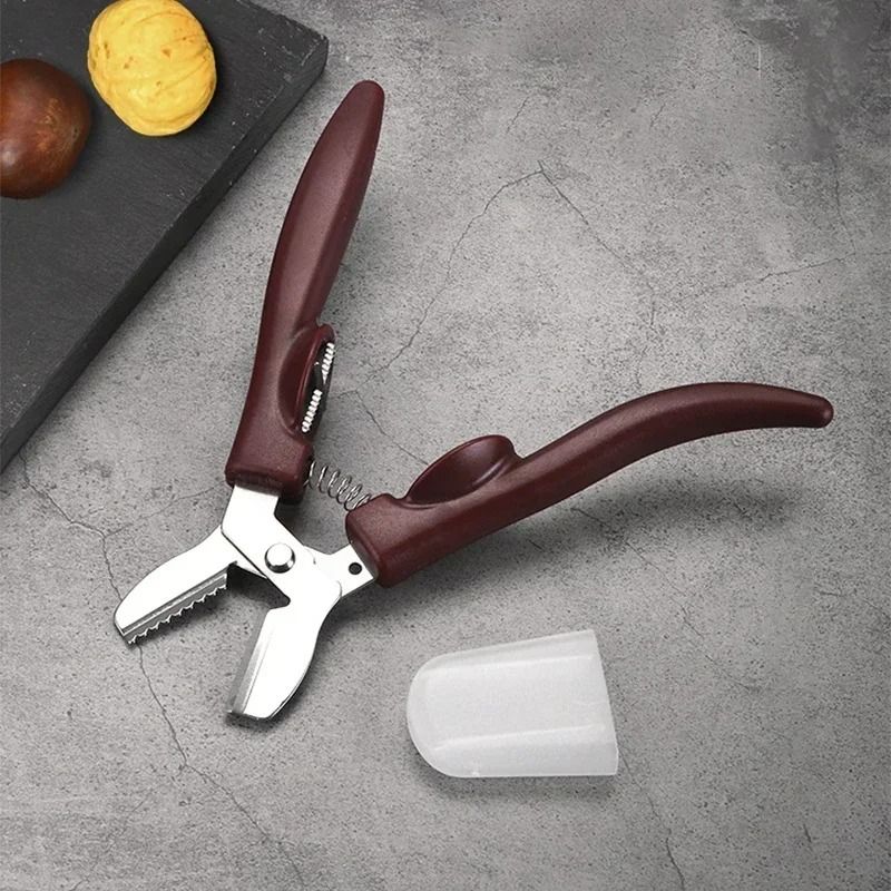 Stainless Steel Chestnut and Nut Opener Clip