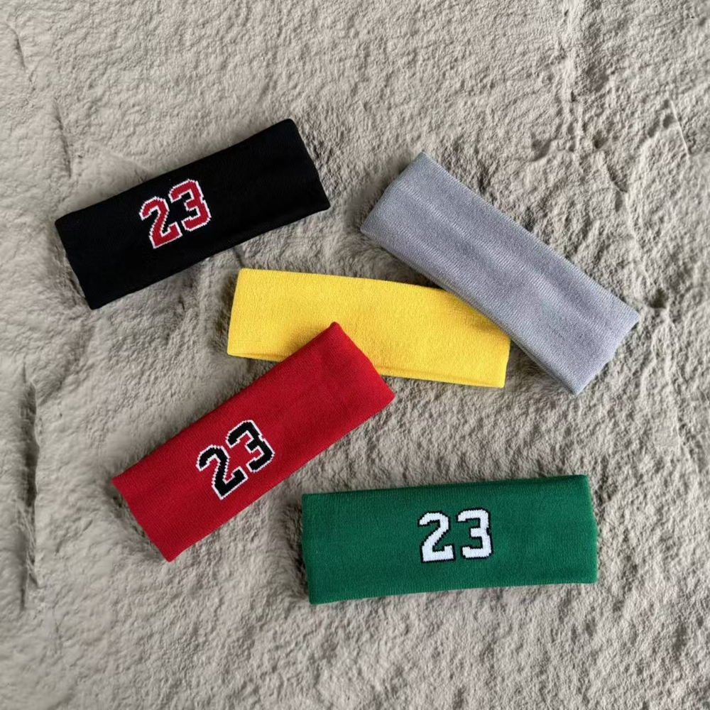 American Style Performance Cotton Headband Non Slip Running Hairband for Men & Women