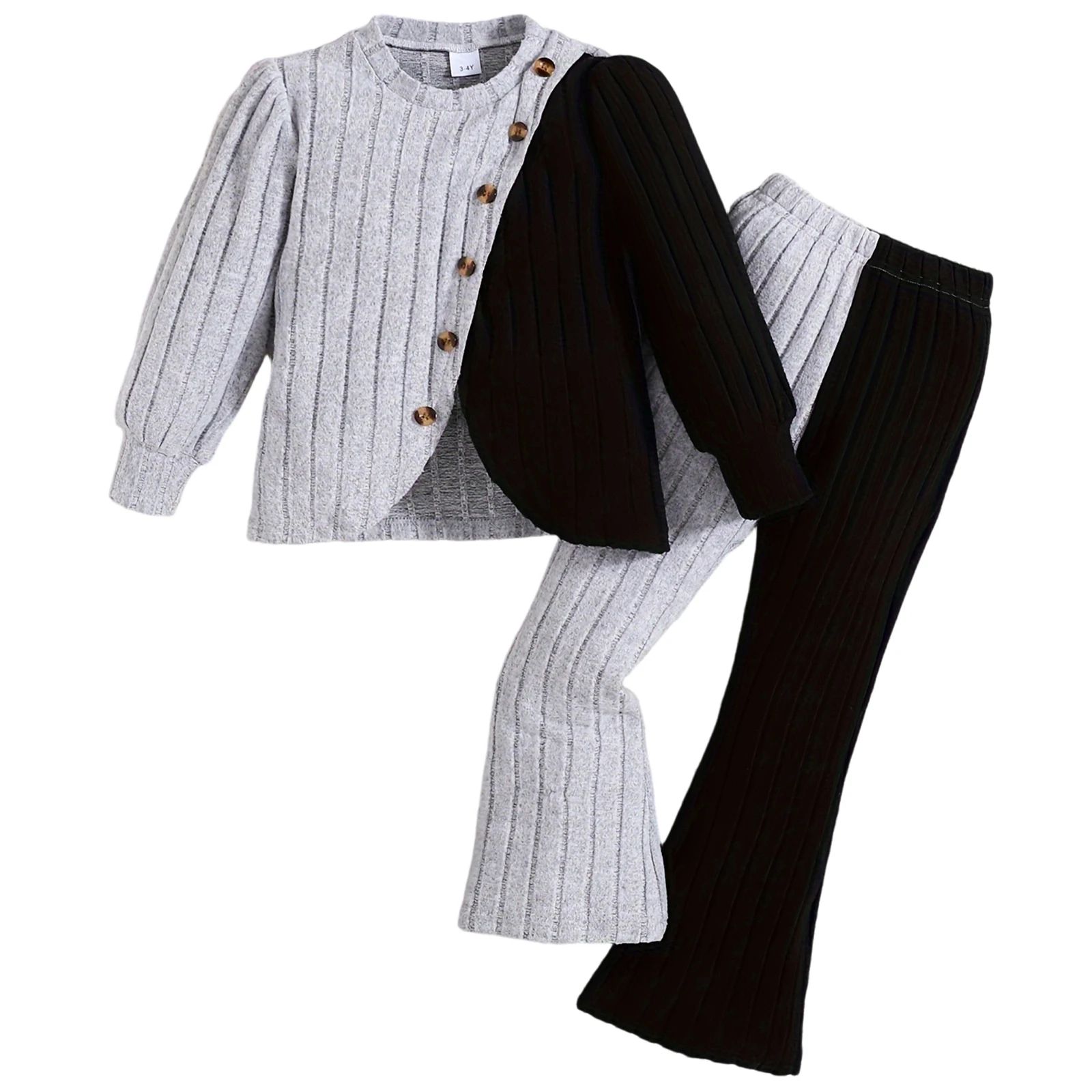 Toddler Girls Winter Fleece Jacket and Snow Pants Set