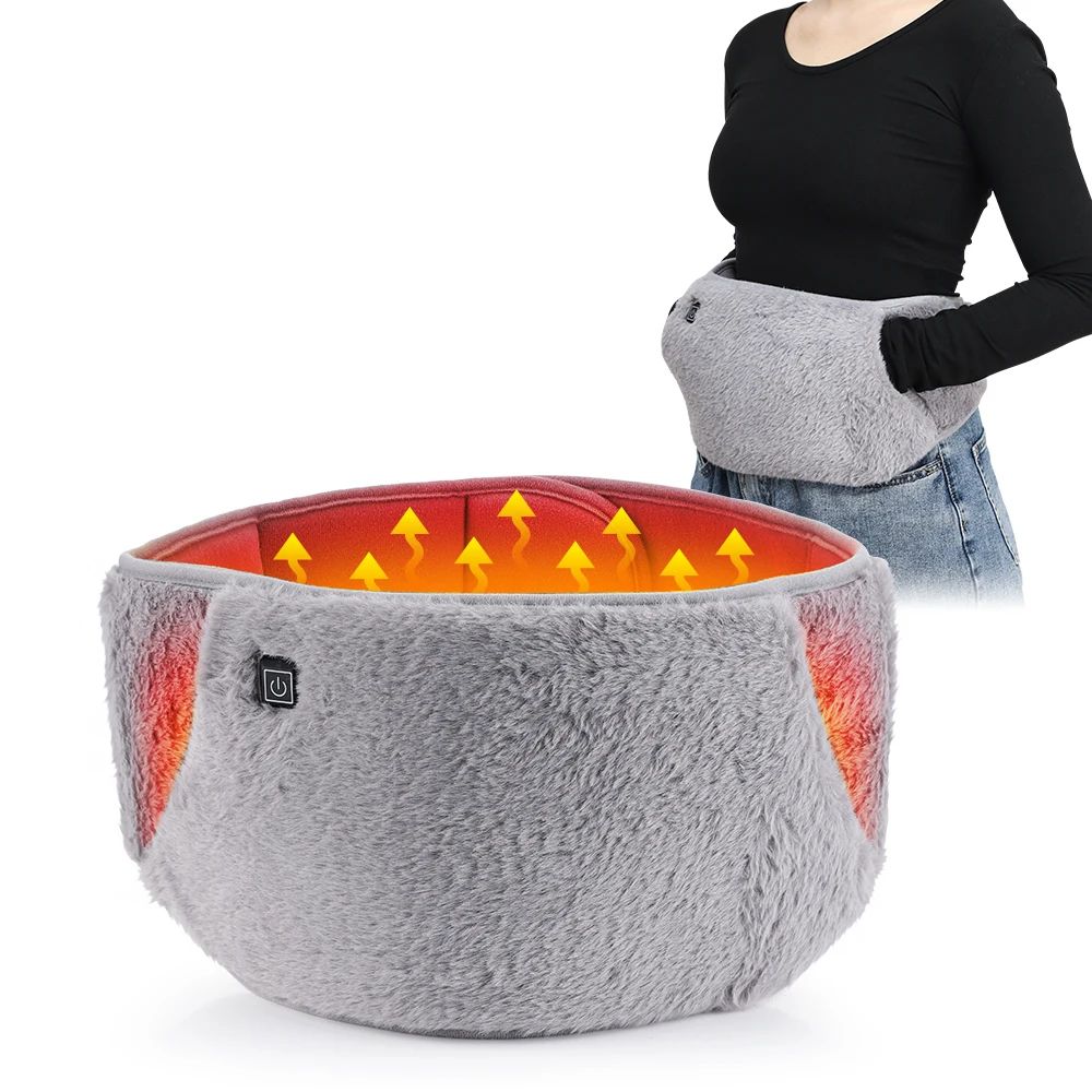 USB Electric Heating Waist Belt Hot Compress Warmer
