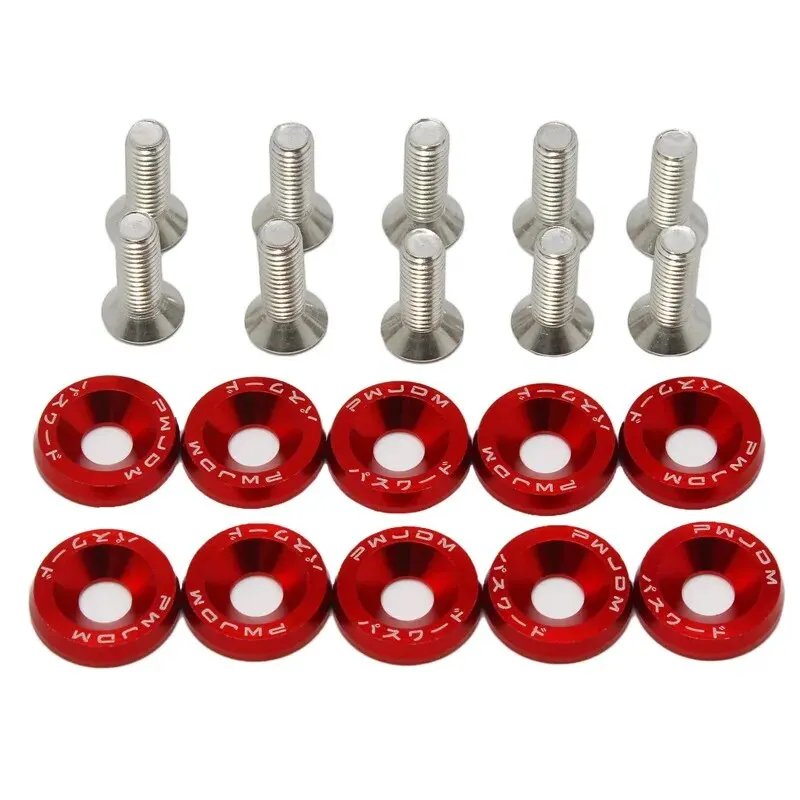 Fender Washer License Plate Bolts, Car Modified Fasteners, Bumper Engine Concave Screws, Car Styling Gasket