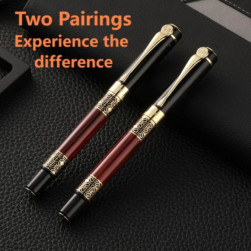 Matching Dual-Mode Writing Set with Carbon Fiber Inlay