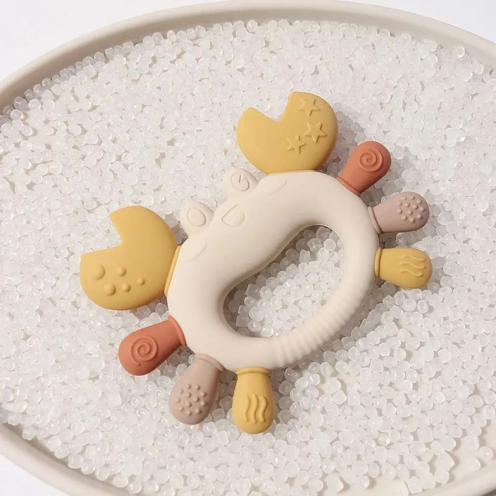 Crab-Shaped Kids Silicone Teether