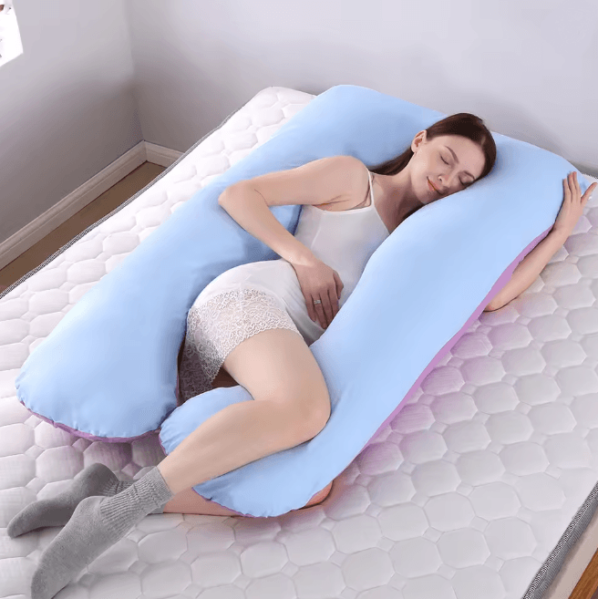 U Shape Pregnancy Pillow Case Cotton Cover for Maternity Support