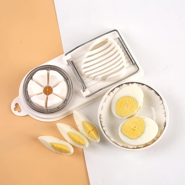 2-in-1 Stainless Steel Egg Slicer & Vegetable Cutter