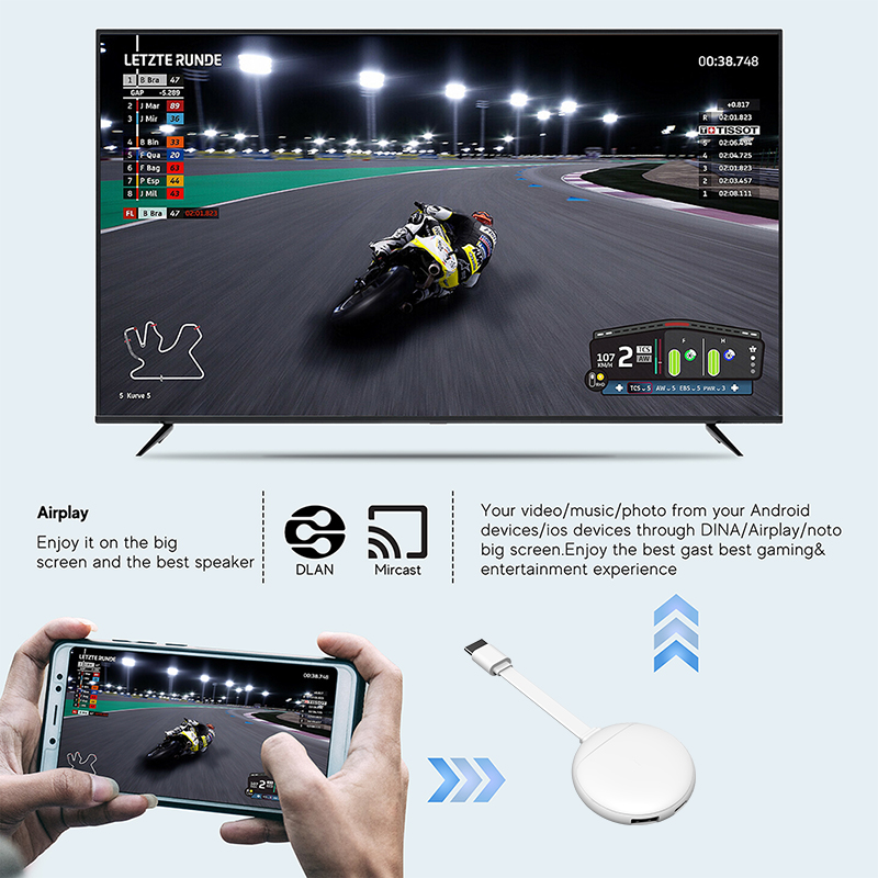 Smart TV Box TV Stick Android with HD, Wifi and Voice Remote Set
