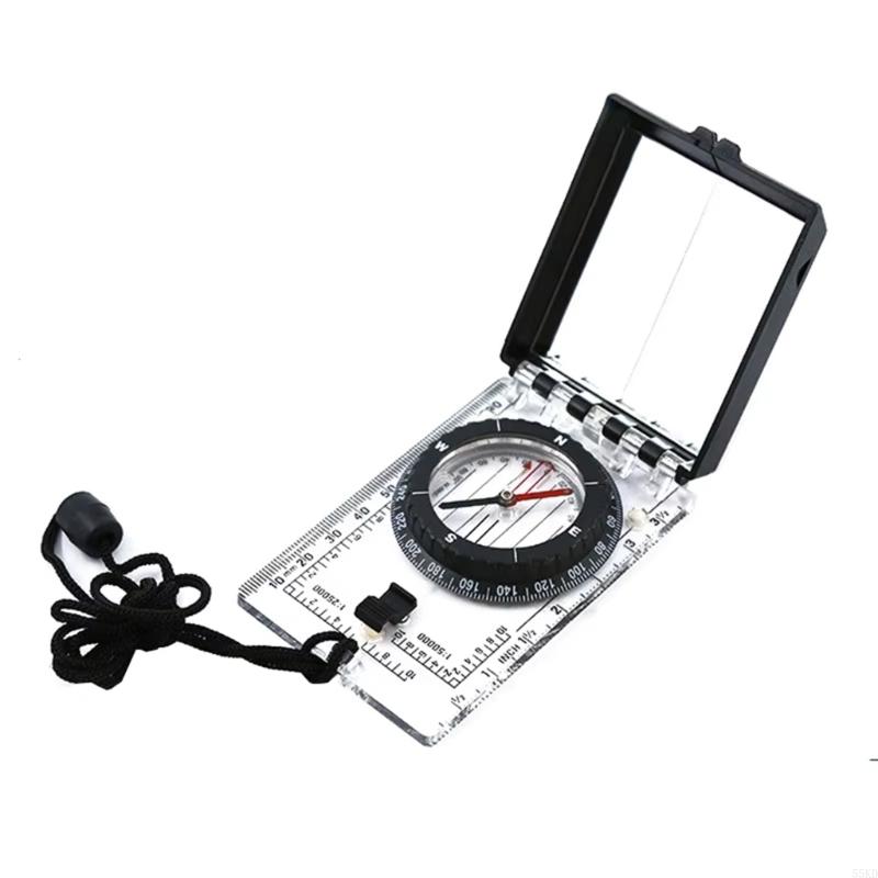 Waterproof Camping Compass with Night Glow Accurate Hiking Navigation Tool