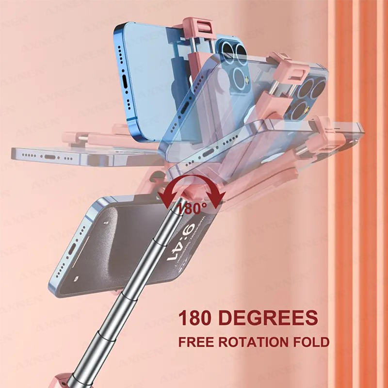 Extendable Selfie Stick Tripod Stand with Light Bluetooth Remote Live Streaming Mobile Phones