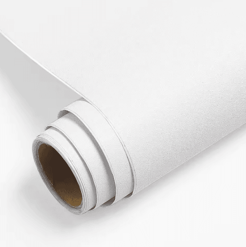 Waterproof White Self-Adhesive Wallpaper – Peel & Stick Vinyl Contact Paper