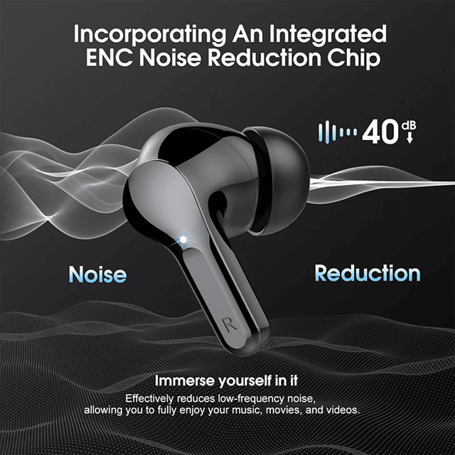 UYUXIO Wireless Earbuds Bluetooth 53 HiFi Stereo with LED Display Noise Cancelling Mic