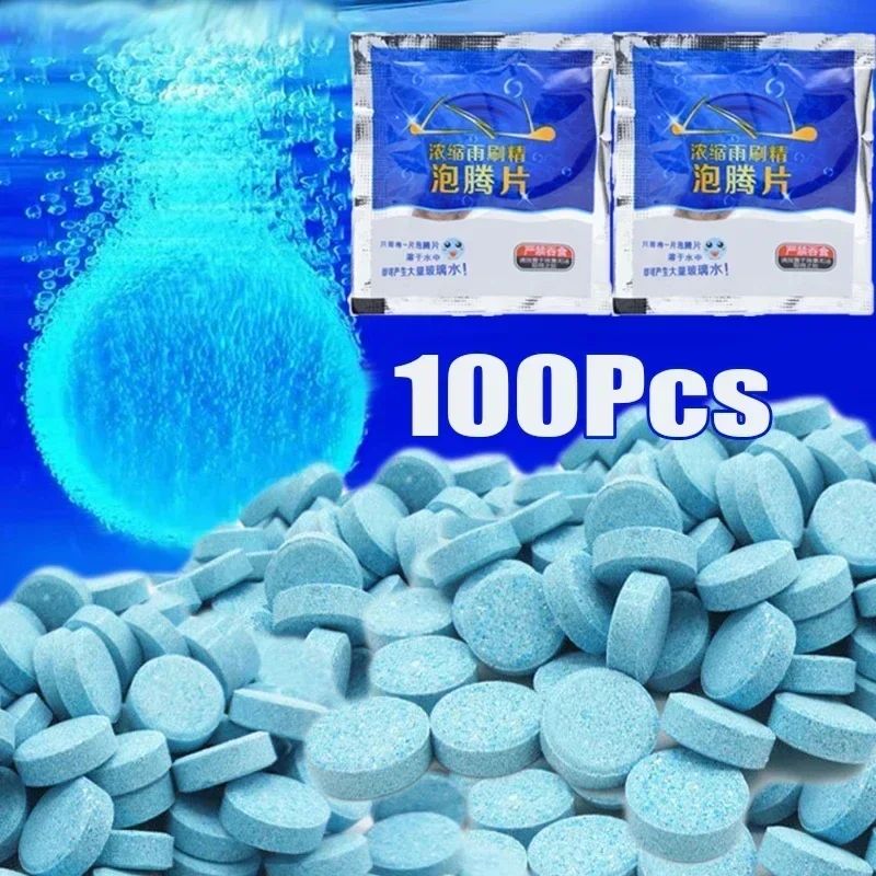 All-Season Effervescent Windshield Washer Tablet Solid Concentrate