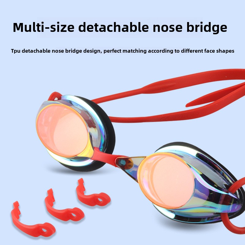 Hydro Clear Racing Swim Goggles Anti Fog Waterproof Competition Fit