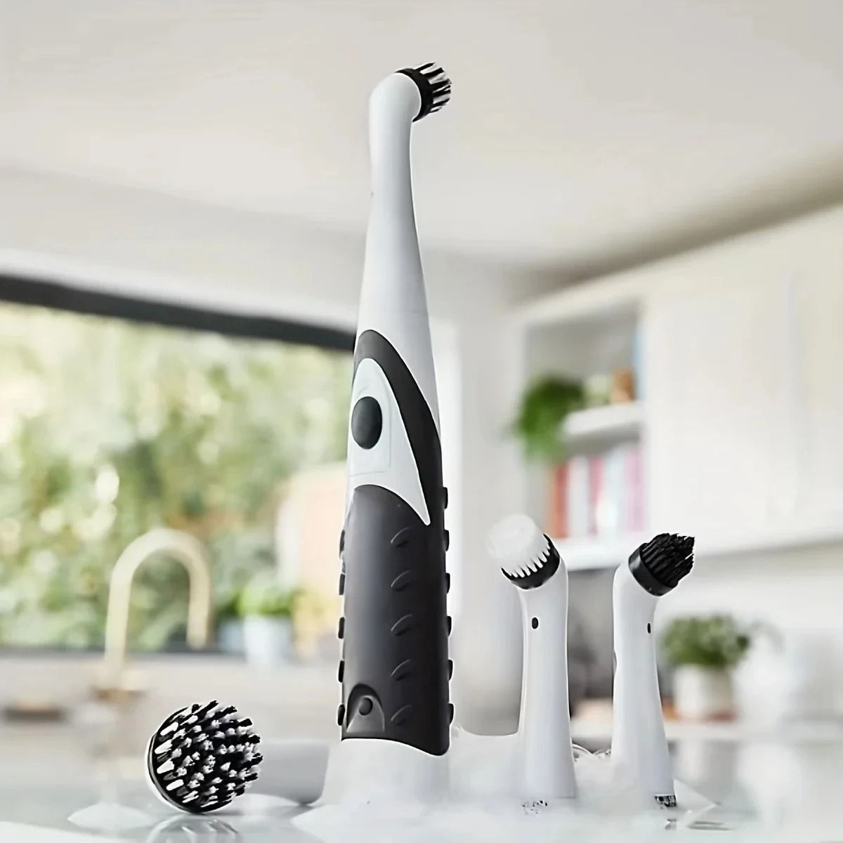 Professional 4 in 1 Compact Electric Cleaning Brush