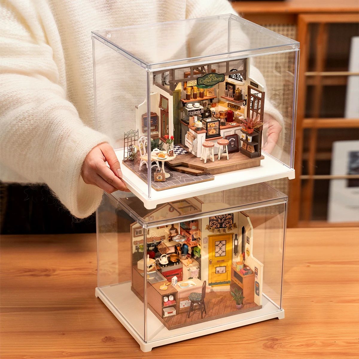 Robotime Rolife Miniature House Display Box